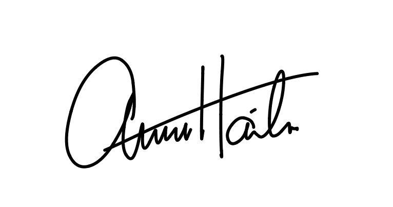 Handwritten signature of Abyssinia Haile